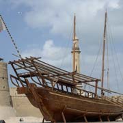 Wooden dhow